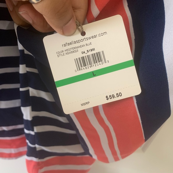 Rafaella sports wear stripped women summer top - Picture 5 of 5